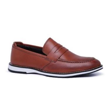 Imagem de Mocassim Social Couro Macio Masculino Elegante Cano Baixo-Masculino