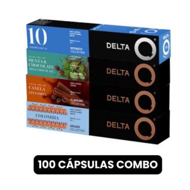 Imagem de Cápsula Delta Q Expresso Sortidas Kit Combo 100 unidades