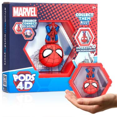 Imagem de Figura wow! pods 4D Marvel Spiderman Conectável e Colecionável