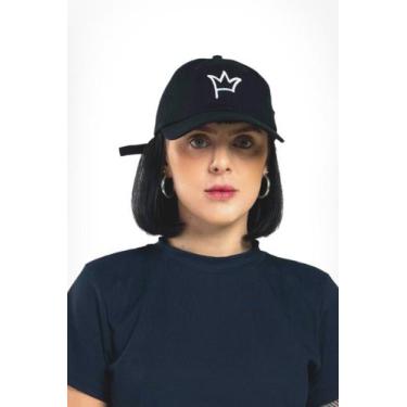 Imagem de Boné dad hat aba curva preto coroa bordada gran guerrero - Gran Guerre