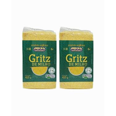 Imagem de Kit 2 Canjiquinha Orgânica Ecobio (Gritz de Milho) 400g