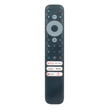 Imagem de Beyution ARC902V-FMRH Controle remoto de voz de substituição para TCL Q5 Q6 Q7 Q-Class QM8 Series S3 S4 S-Class TV 55Q650G 50Q550G 65Q750G 55Q550G 75QM850G 65Q550G 32S350G 65Q50G Q650G 55Q750G