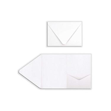 Imagem de Convites de bolso A7 (5 x 7), 100lb. Bright White, 20 Qty.