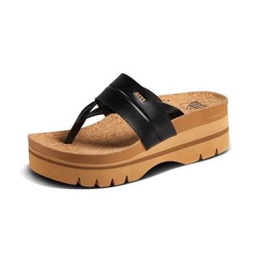 Imagem de Reef Sandália feminina Lennox Higher Cushion, Preto/bronze, 39