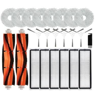 Imagem de 23 peças compatíveis com Xiaomi Robot Vacuum S10+ / S10 Plus B105 peças de reposição acessórios escova lateral principal filtro Hepa