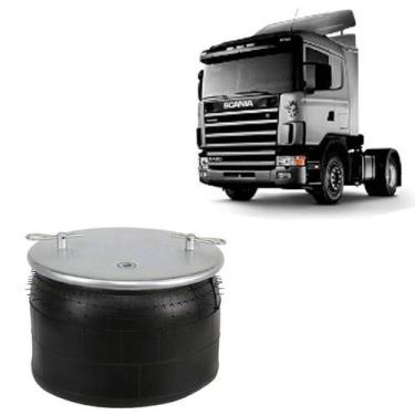 Imagem de Bexiga Pneumática Suspensão Eixo Série S4 2004 2006 2007 - Suspentech