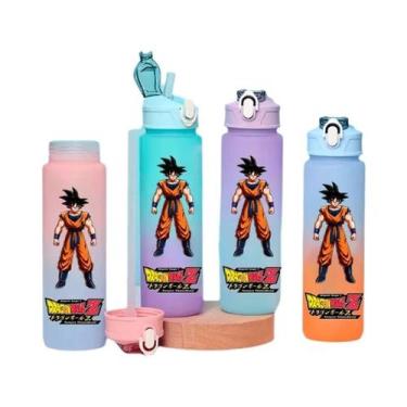 Imagem de Grande Capacidade 750 Ml Dragon Ball Son Goku Gohan Gradiente Palha Ga