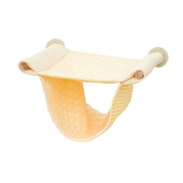 Imagem de IEUDNS Rede suspensa para hamster, cama para porquinho-da-índia, beliche, gaiola de resfriamento, acessórios para pequenos animais, casa de rede para, Amarelo