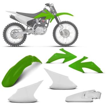 Imagem de Kit plástico personalizado crf 230f 2008 à 2014 - 4 itens (paralama di