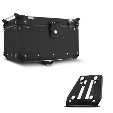 Imagem de Baú Moto Alumínio Top Case 48 Litros + Base de Fixação Tiger 1200 2014