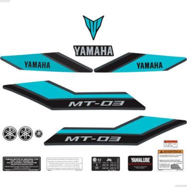 Imagem de Adesivos Para Moto Yamaha MT-03 2025 + Emblemas Resinados - SPORTINOX,