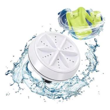 Imagem de Mini Máquina Lavar Roupas Balde Usb Portátil Ultrassônica - Friburgo C