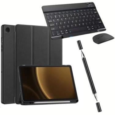 Imagem de Kit Capa Para Tablet Galaxy A9+ Plus 11 + Teclado Mouse + Caneta - dea