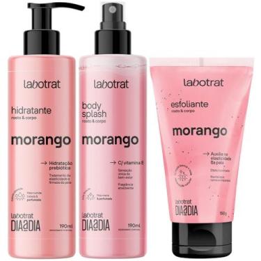 Imagem de Kit Body Splash + Esfoliante + Hidratante Corpo E Rosto Labotrat Cheir
