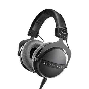 Imagem de beyerdynamic Fones de ouvido com fio DT 770 Pro X Over-Ear Studio para gravação e monitoramento (fechado) com cabo removível feito à mão na Alemanha (48 Ohms, preto)