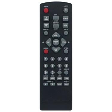 Imagem de Controle remoto de substituição N9291 N9325 N9326 compatível com Emerson Sylvania Magnavox Philips Funai TV VCR F240LA F2840L F2860L F260LA KVS699K KVS699 SRV206 SL240A SL2840 SL28600 SL260 A SL260CA