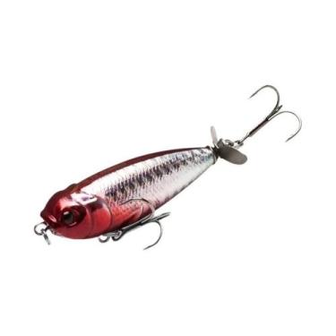 Imagem de Isca de Pesca Flutuante 8.8g 55mm - Hélice Popper com Rotação de Cauda
