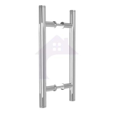 Imagem de Puxador Porta Tubular Madeira Ou Vidro Pivotante 60 Cm Inox