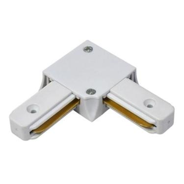 Imagem de Emenda "L" 90 Para Trilho Branco Eletrorastro