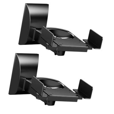 Imagem de Generic Suporte de parede para alto-falante de 2 peças, suporte de áudio, suporte de alto-falante de som surround multiuso para salas de aula, home theater,
