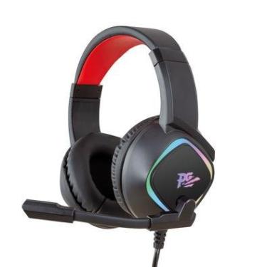 Imagem de Headset Gamer Philco, PC, 7.1, Preto e Vermelho - PHS750