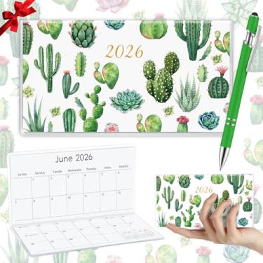 Imagem de Gueevin Calendário de bolso 2025 para bolsa com caneta, planejador de bolso pequeno, planejador semanal, diário, caderno de anotações para presente de Natal, Ano Novo, mãe, irmã amigas, mulheres