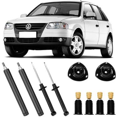 Imagem de 4 Amortecedor Gol G3 G4 2001 a 2012 Dianteiro Traseiro e Kit