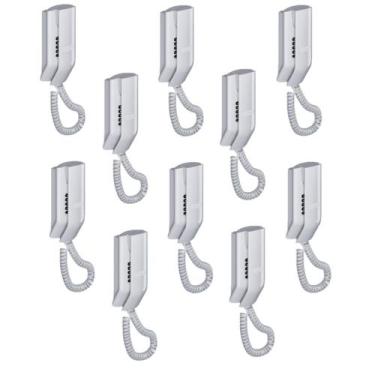Imagem de Kit 10 monofone apartamento tdmi 300 intelbras condominio - INTELBRAS 