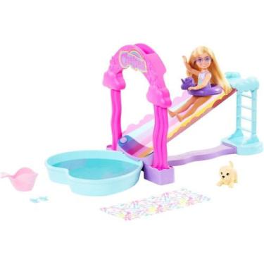 Imagem de Barbie family chelsea div no toboga de agua - MATTEL