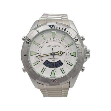 Imagem de Relógio Atlantis Analógico e Digital Grande Resistente 50m