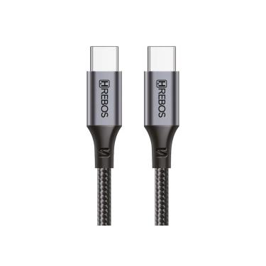 Imagem de Cabo Carregador Hrebos Usb-c  Usb-c Turbo cb362c