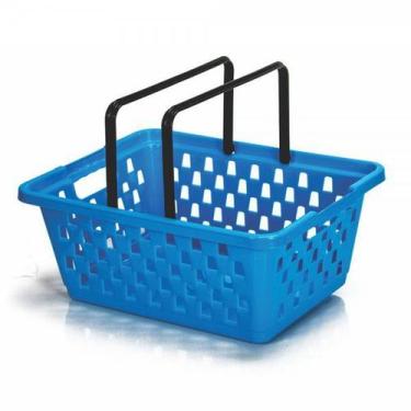 Imagem de Cesto de Mercado Multiuso 14 Litros Azul 2525 Ercaplast