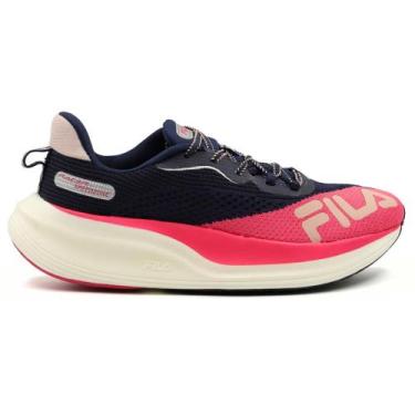 Imagem de Tênis Fila Racer Speedzone Feminino, 39, Marinho, Rosa