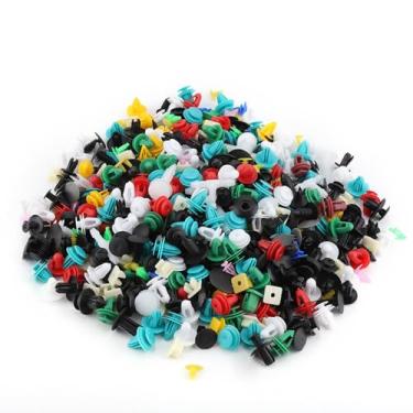 Imagem de QANYEGN 300g Kit de rebite de fixador variado, fixador de pára -choques do clipe de encaixe de porta de plástico, kit de pino de rebite de retentor (20-30 tipos variados)