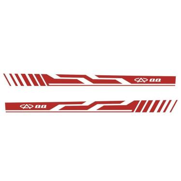 Imagem de Adesivo Lateral Chery Cq3 Kit Faixa Colante Fita Tuning