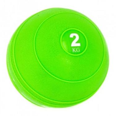 Imagem de Bola Medicine Ball 2kg Magussy Borracha Verde