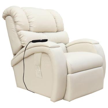 Imagem de Poltrona do Papai Reclinável Elétrica com Controle Biorne F05 Corano Bege - Lyam Decor
