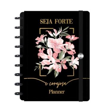 Imagem de Planner Iscool Disc 2026 Inteligente Datado Opulence Seja Forte Preto