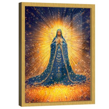 Imagem de Quadro Decorativo Nossa Senhora Aparecida Luz