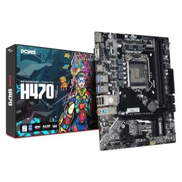 Imagem de Placa Mãe Pcyes H470 Lga1200 2Xddr4 (Max 64Gb) M.2 Nvme 4Xusb 3.0, 2Xu