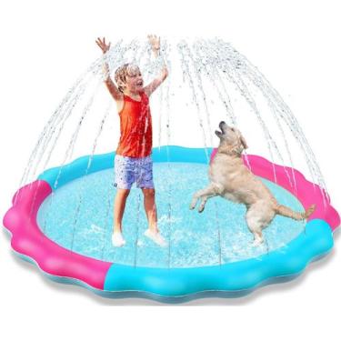 Imagem de Splash Pad Sprinkler Jasonwell Kids Dog Antiderrapante Pool