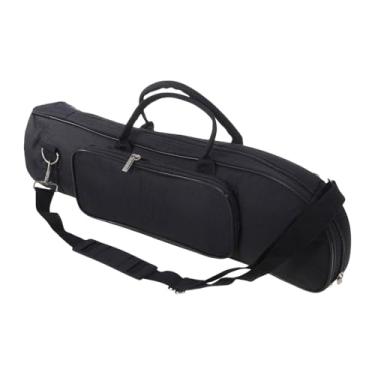 Imagem de MERIGLARE Bolsa para trompete, estojo para instrumento de com alça de ombro, bolsa musical, estojo para trompete para apresentação em palco, presente de