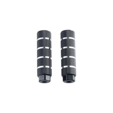 Imagem de 1 par de pinos de bicicleta de liga de alumínio, pinos antiderrapantes de bicicleta BMX para acrobacias traseiras de bicicleta de BMX, pinos de chumbo adequados para eixo de 9,5 cm