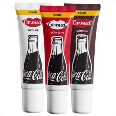 Imagem de Kit Carmed Coca-Cola: Vermelho, Marrom e Incolor 10g
