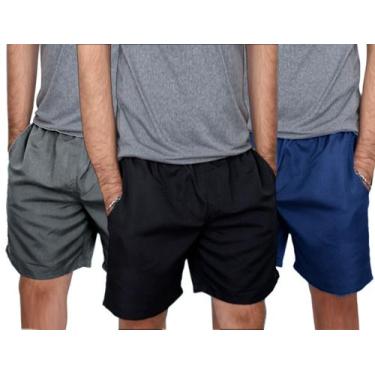 Imagem de Kit 3 Short Masculino Bermuda Tamanho Grande Plus Size - Repelique, So