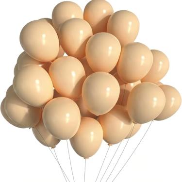 Imagem de Pacote com 20 balões vintage de látex de damasco de 30,5 cm para aniversário, casamento, chá de bebê, formatura, revelação de gênero de noivado, aniversário, Natal, decorações de festas de fim de ano