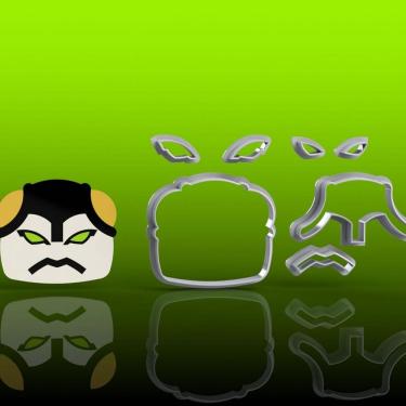 Imagem de Cortador Ben 10 Bala de Caminhão Modular Tamanho 5cm