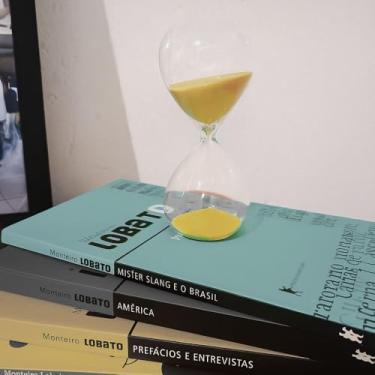 Imagem de Ampulheta Decorativa Vidro 30 Min – Charme e Estilo para Qualquer Ambiente (Amarela)