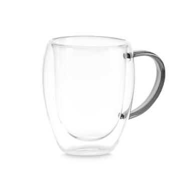 Imagem de Xícara em Vidro Borossilicato Parede Dupla 350ml Preta