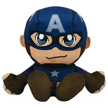 Imagem de Marvel Captain America 8" Kuricha Sitting Plush - Soft Chibi Inspired Toy